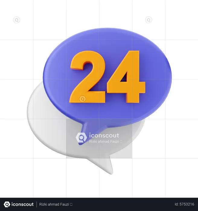 Chat Center  3D Icon