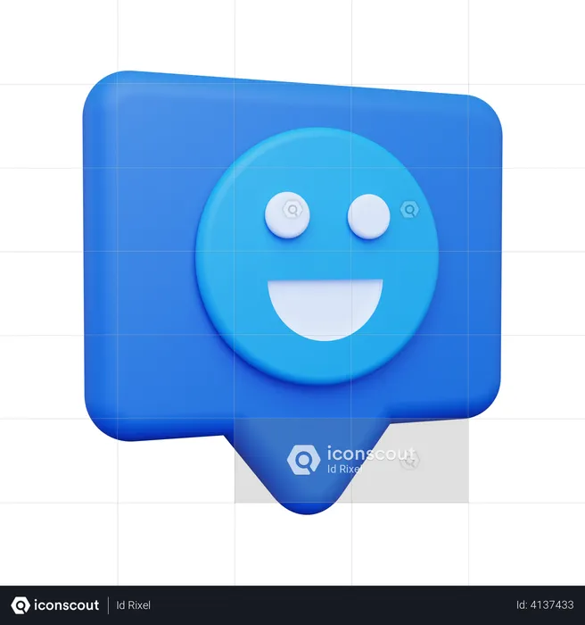 Chat Emoji  3D Illustration