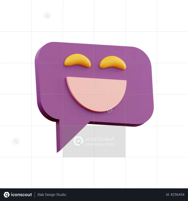 Chat Emoji  3D Illustration