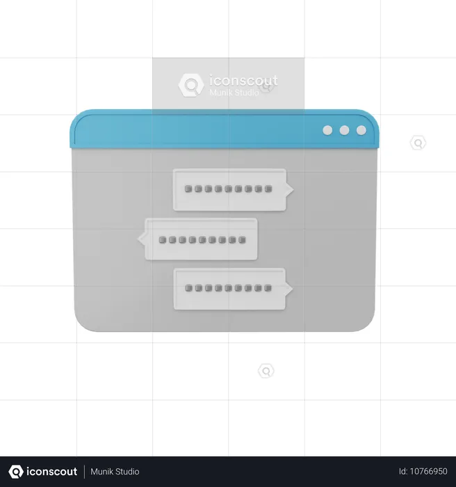 Discussion en ligne  3D Icon