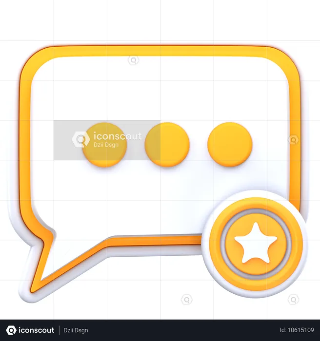 Discussion préférée  3D Icon