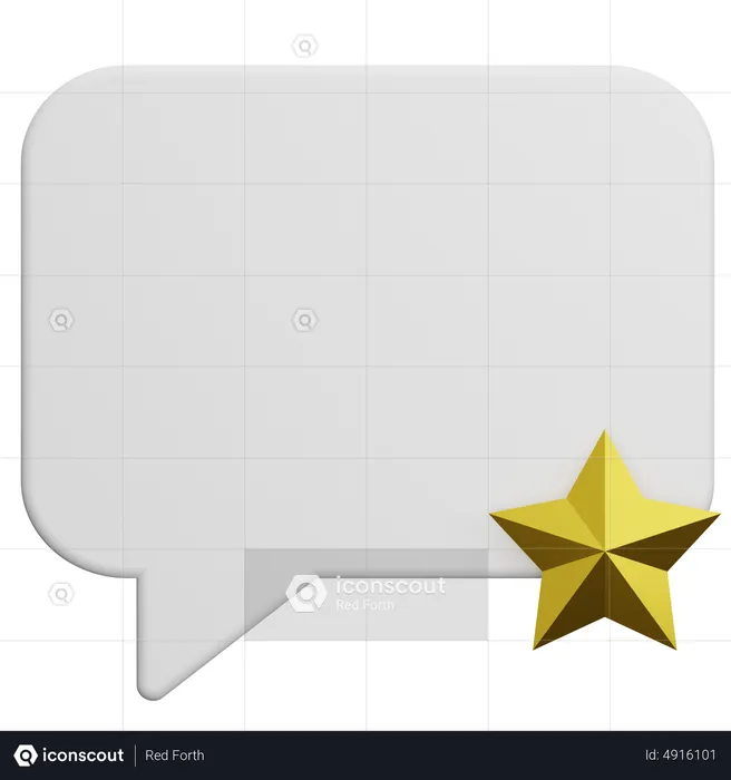 Chat favorito  3D Icon