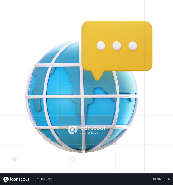 Discussion mondiale  3D Icon