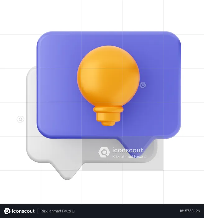 Chat ideo  3D Icon