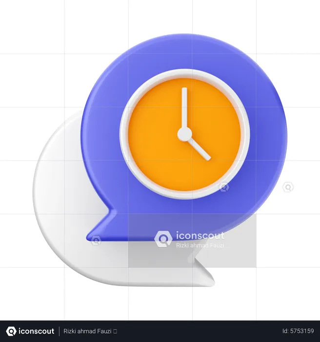 Chat Pending  3D Icon