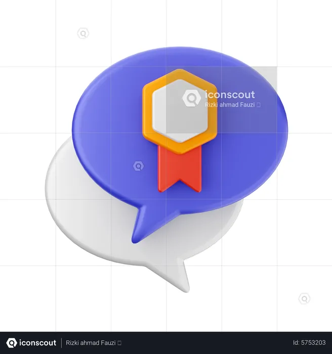 Chat reward  3D Icon