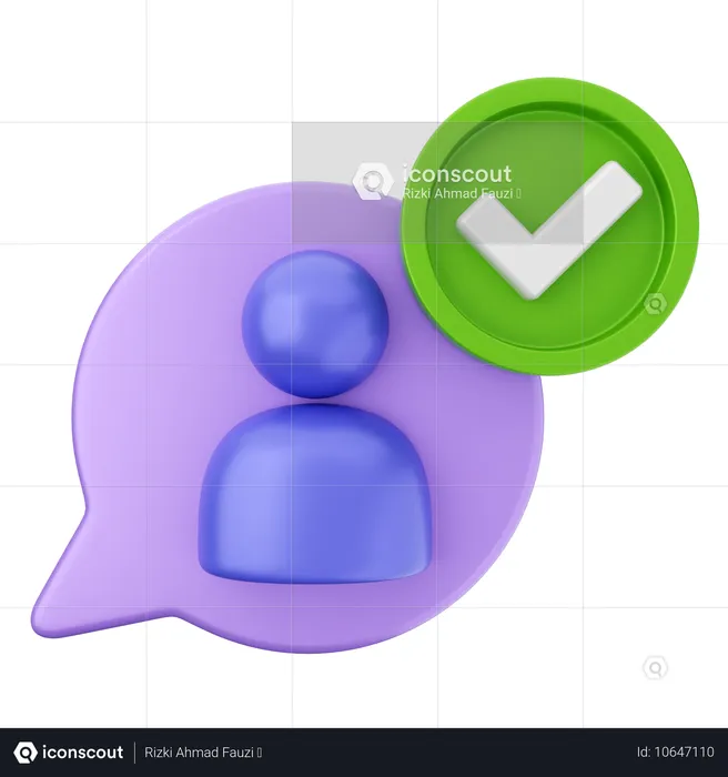 Chat Seo  3D Icon