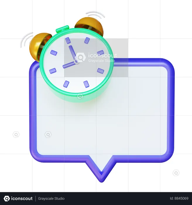 Chat Time  3D Icon