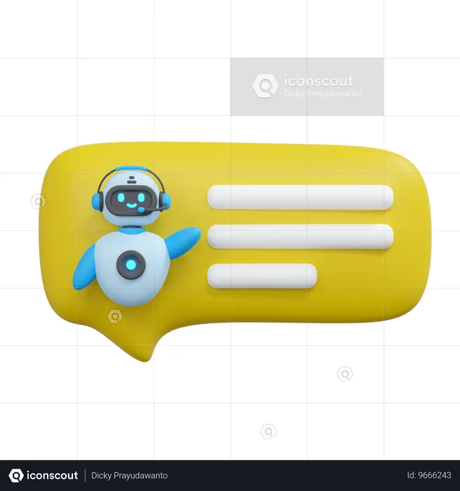 Chatbot  3D Icon