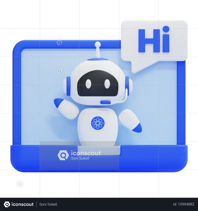 Chatbot  3D Icon