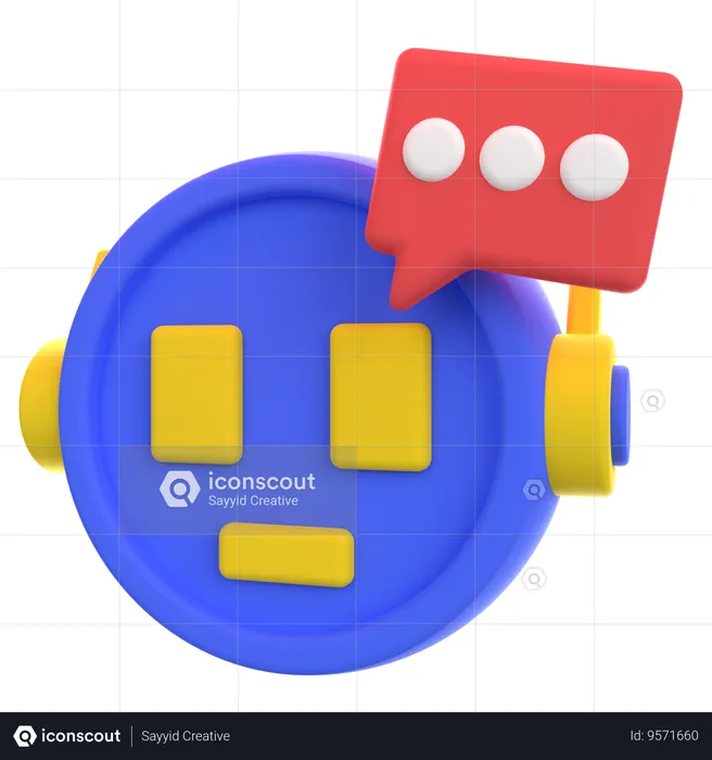 Chatbot  3D Icon