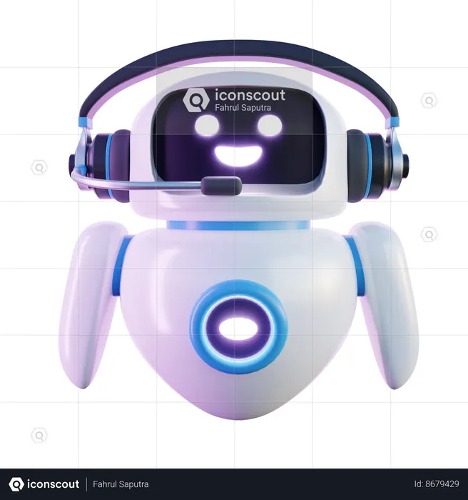 Chatbot de atención al cliente  3D Icon