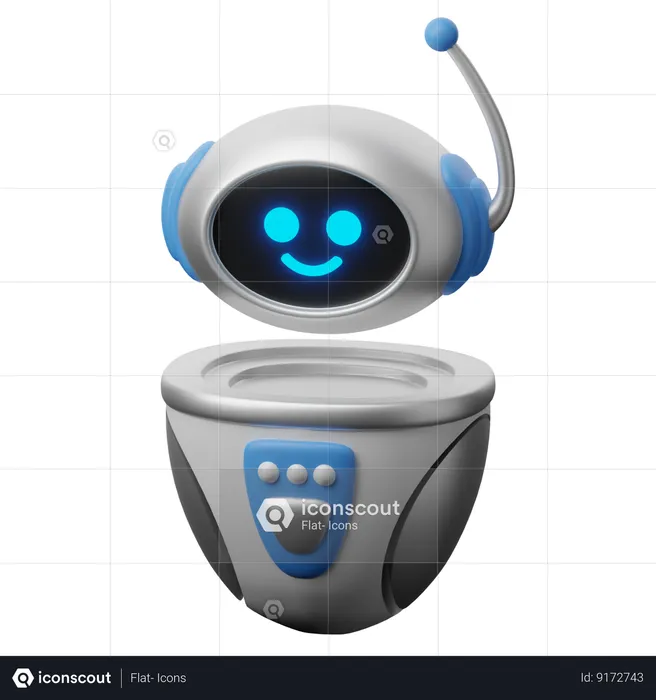 Chatbot Support  3D Icon