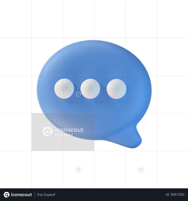 Chatten  3D Icon