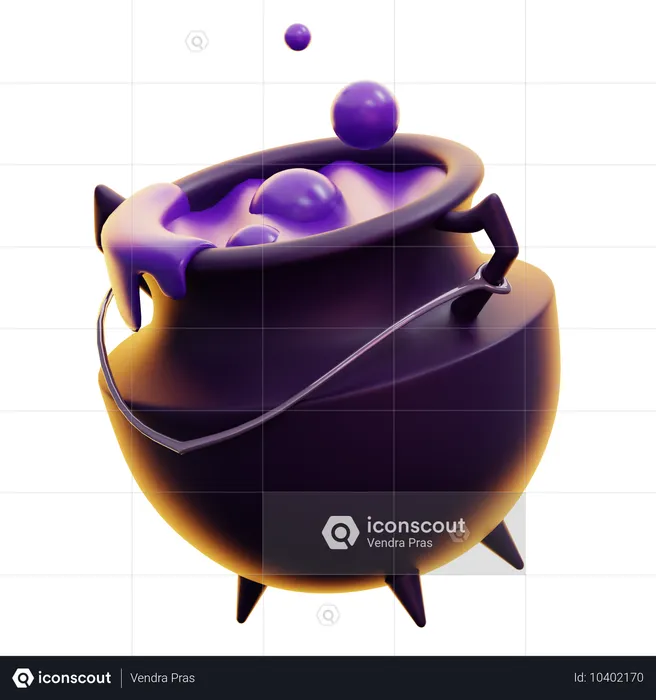 Chaudron  3D Icon