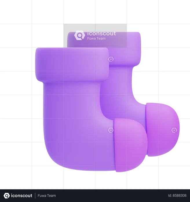 Chaussettes  3D Icon