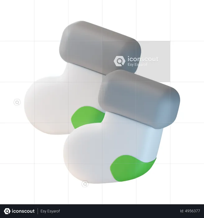 Chaussettes bébé  3D Icon