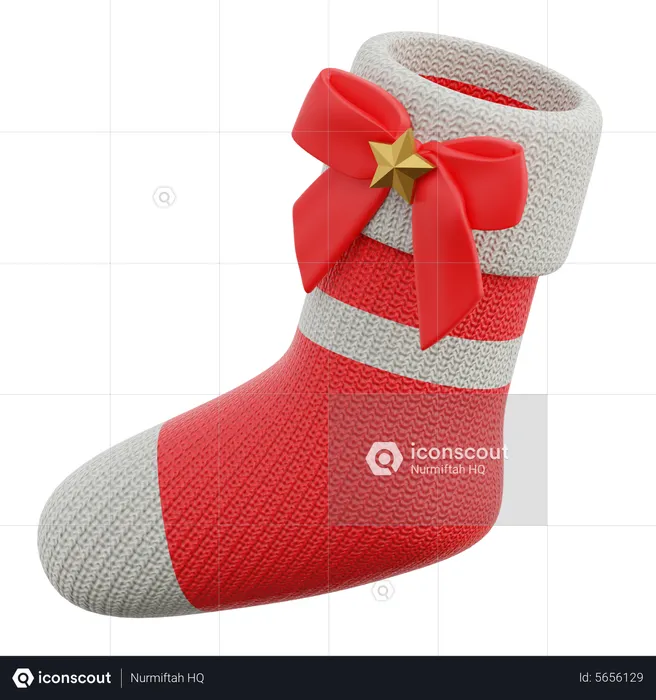 Chaussette de Noël  3D Icon