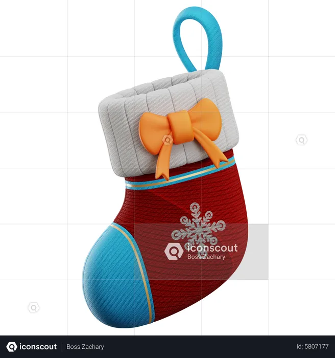 Chaussette de Noël  3D Icon