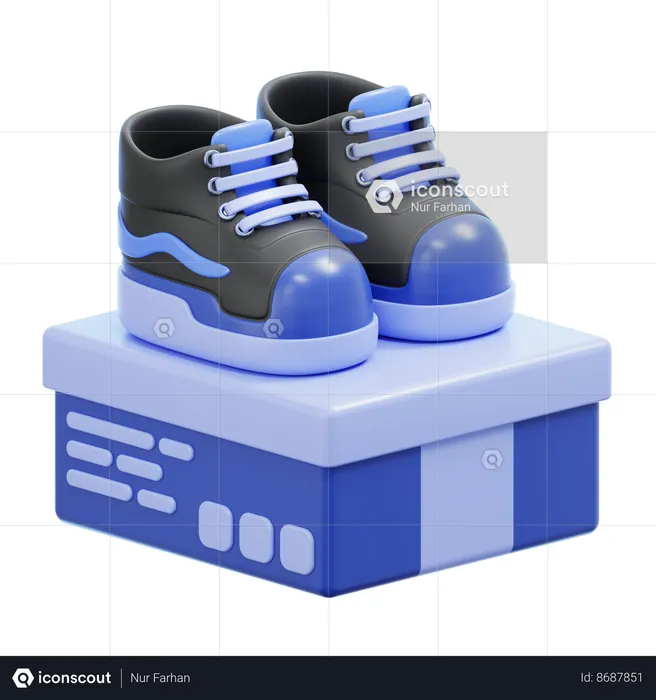 Chaussures  3D Icon