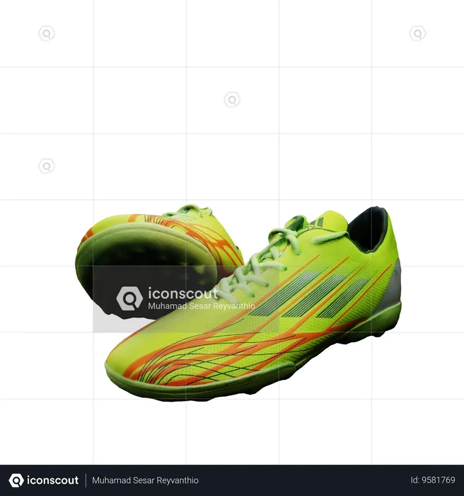 Chaussures de football  3D Icon