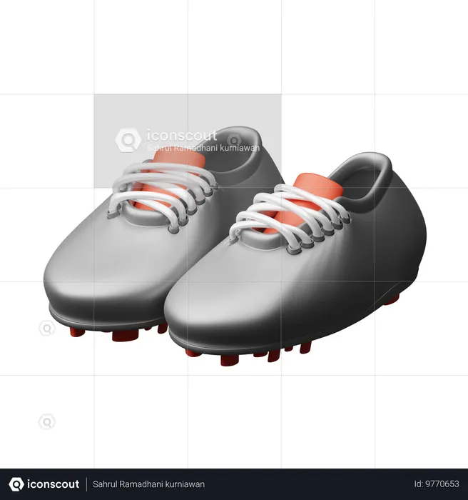 Chaussures de football  3D Icon