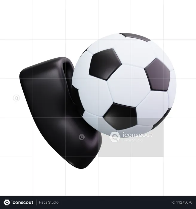 Crampons de football  3D Icon