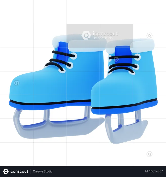 Chaussures de ski  3D Icon