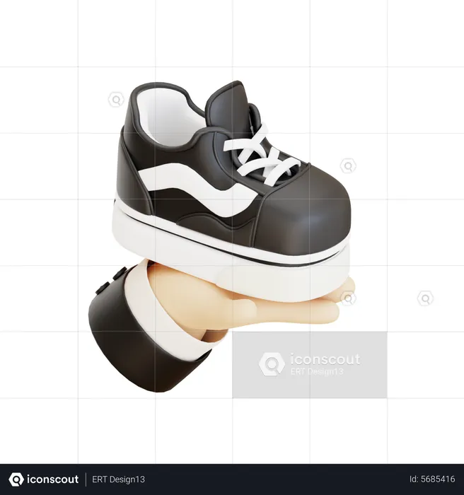 Chaussures main  3D Icon