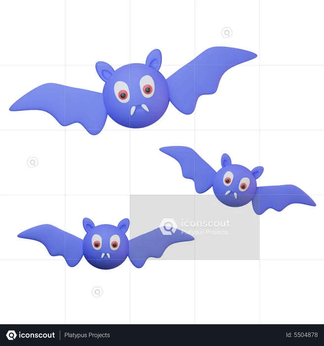 Chauves-souris  3D Icon