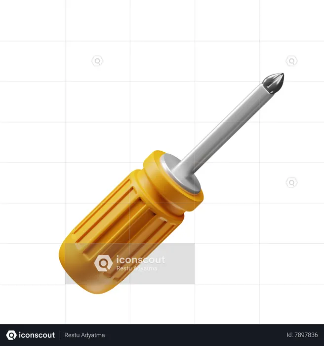Chave de fenda  3D Icon
