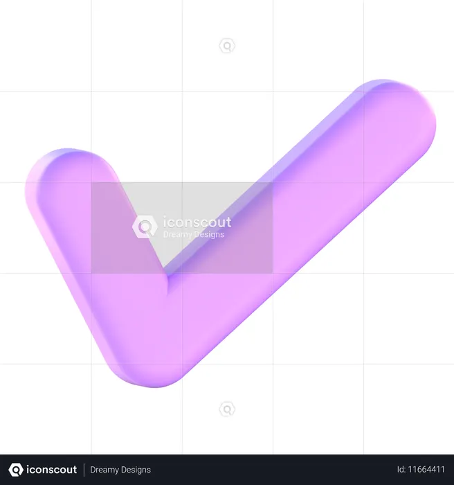 Check  3D Icon