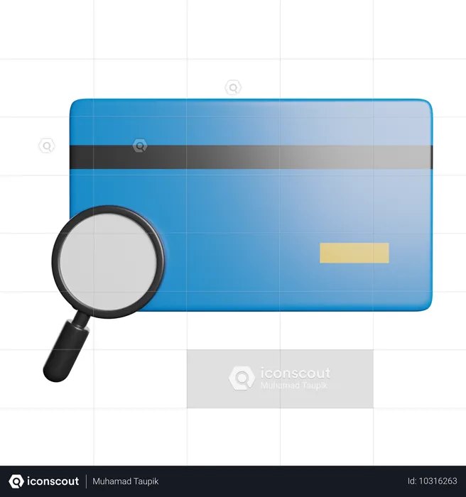 Check credit card  3D Icon