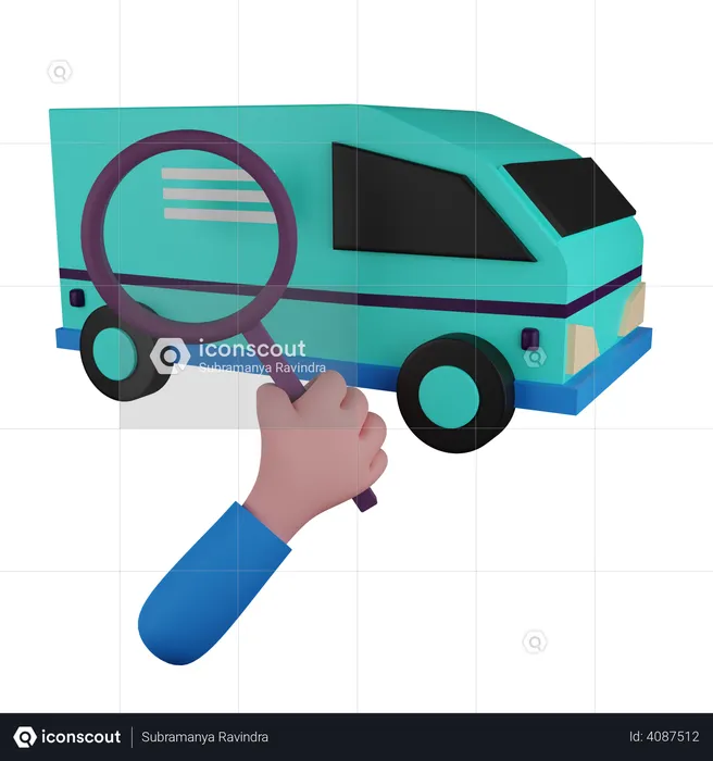 Check delivery status  3D Illustration