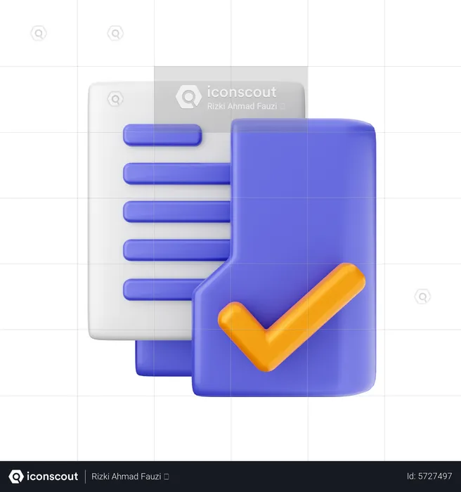 Check Folder  3D Icon