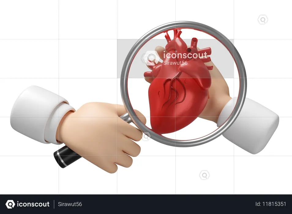 Check Heart  3D Icon