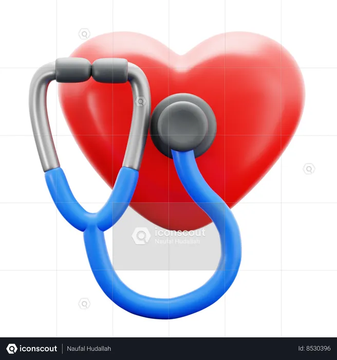 Check Heart Beat  3D Icon