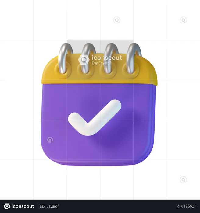 Check Meeting  3D Icon