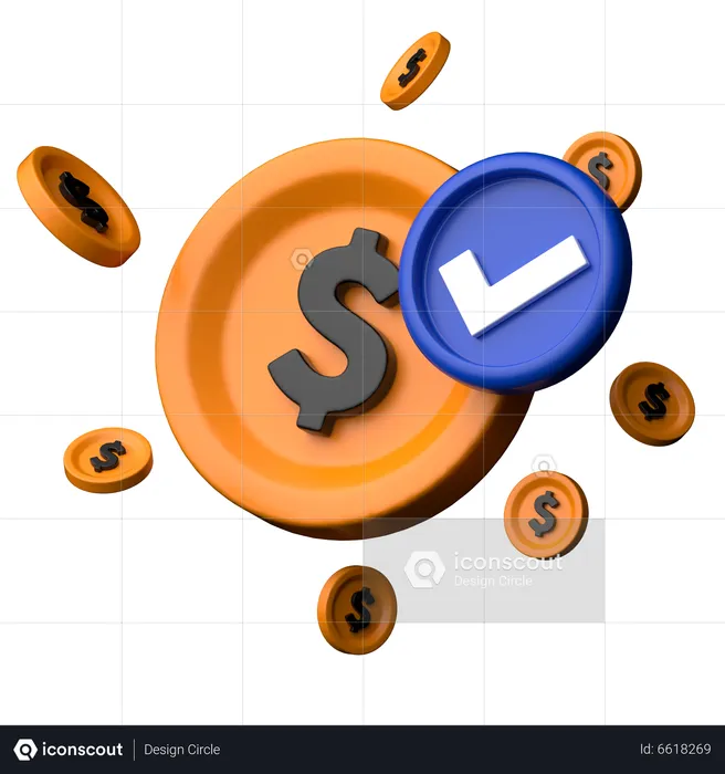Check Payment  3D Icon