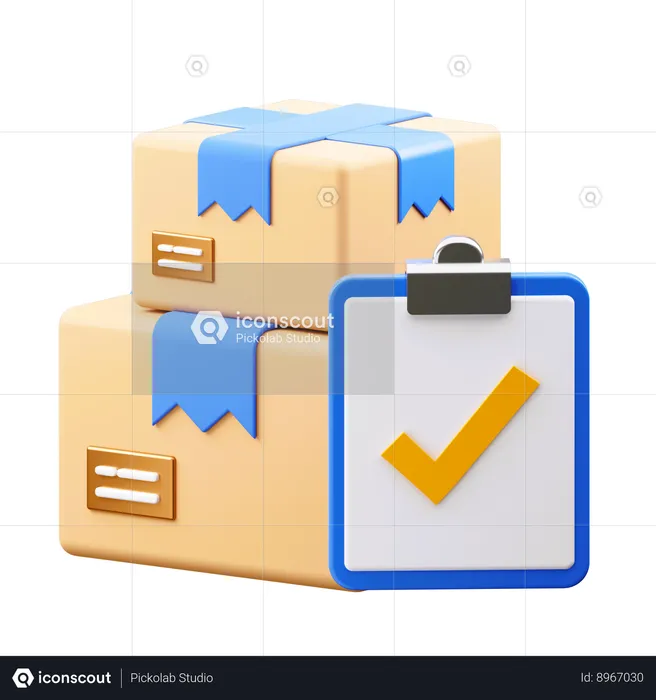 Check product  3D Icon