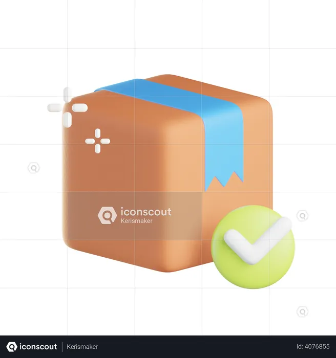 Check Product  3D Icon