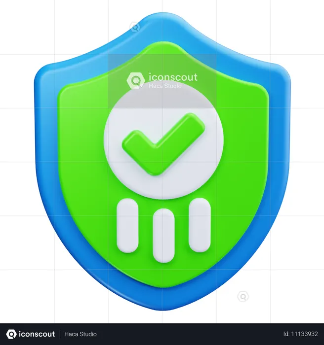 Check Security  3D Icon