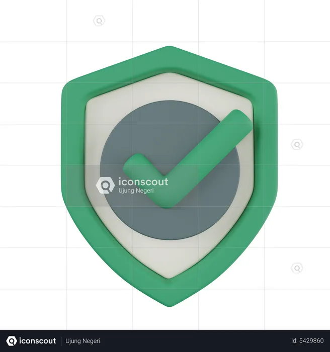 Check Security  3D Icon