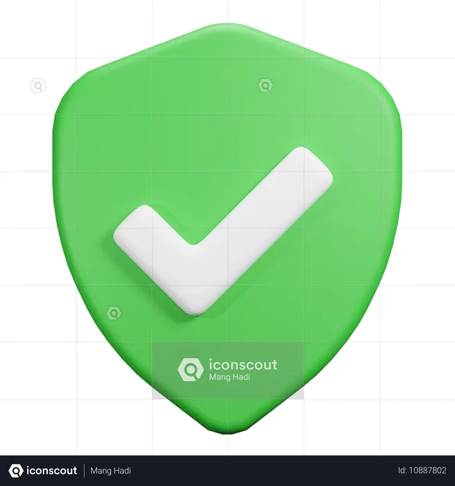 Check Security  3D Icon