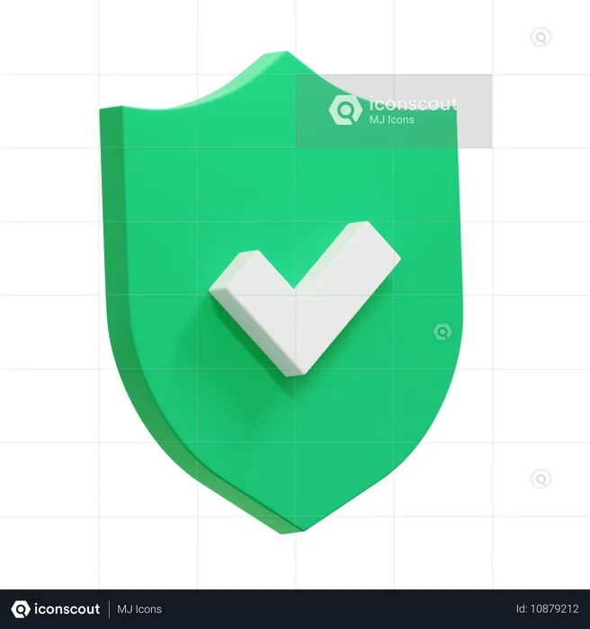 Check Security  3D Icon