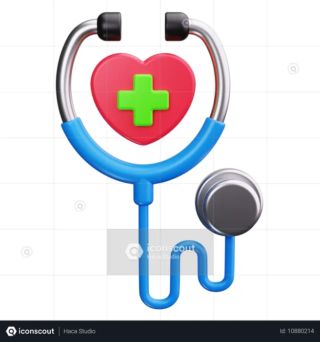 Exame médico  3D Icon