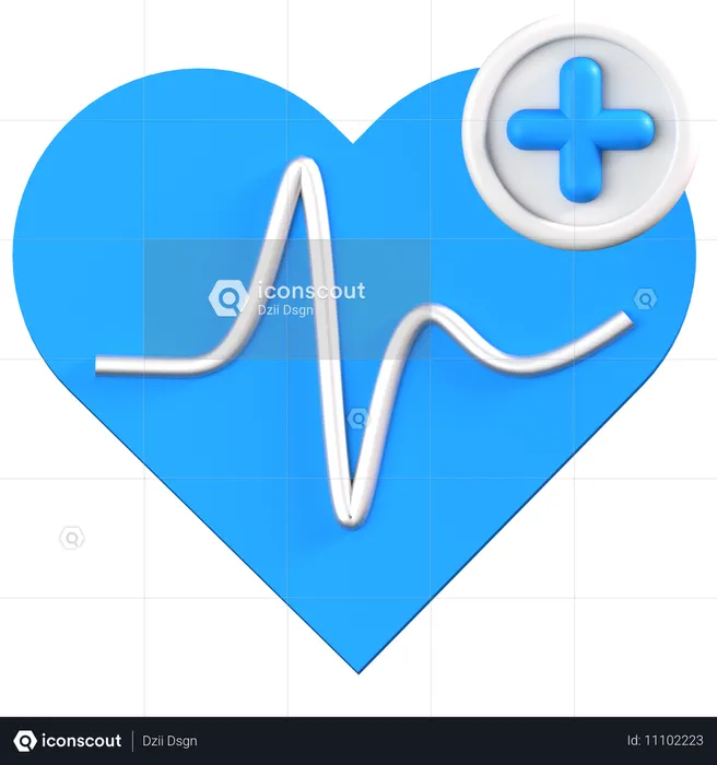 Check up médico  3D Icon