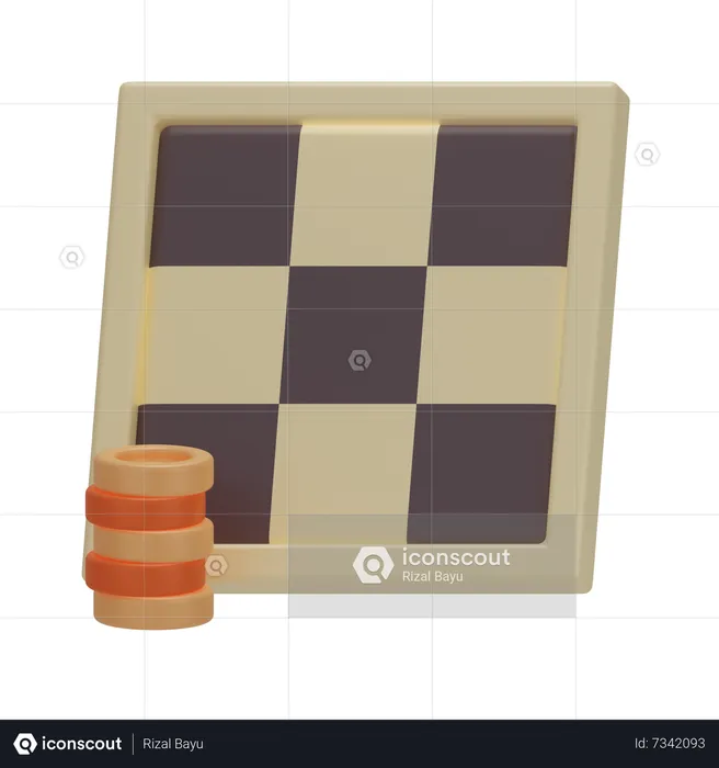 Checker  3D Icon