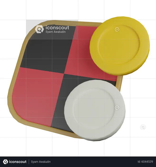 Checker Board  3D Icon