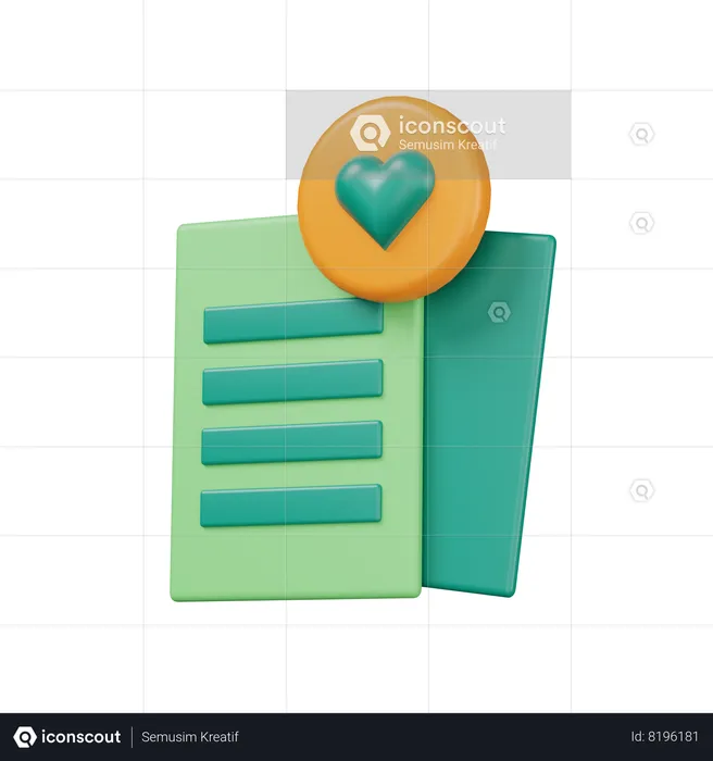 Checklist  3D Icon